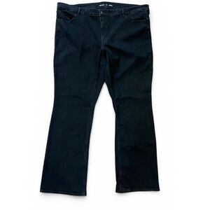 Old Navy Bootcut Jeans Womens 24 Long Black Mid Rise Stretch Denim NWT
